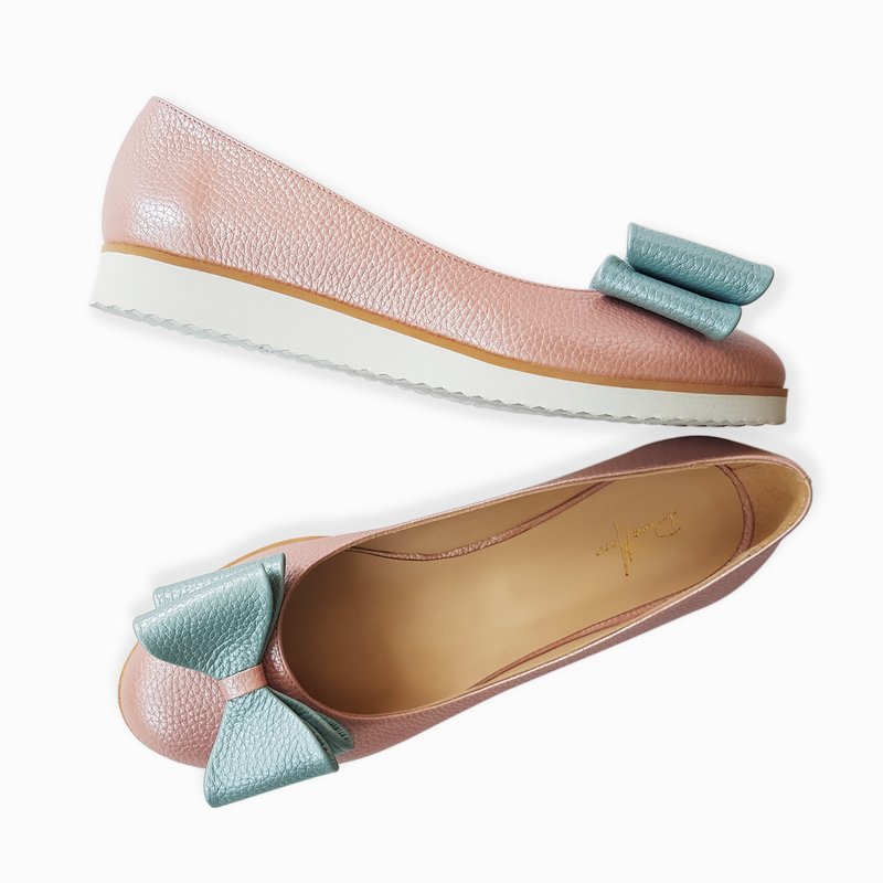 Balerini Piele Nude Roze Funda Bleu Anais D16-C - orice culoare