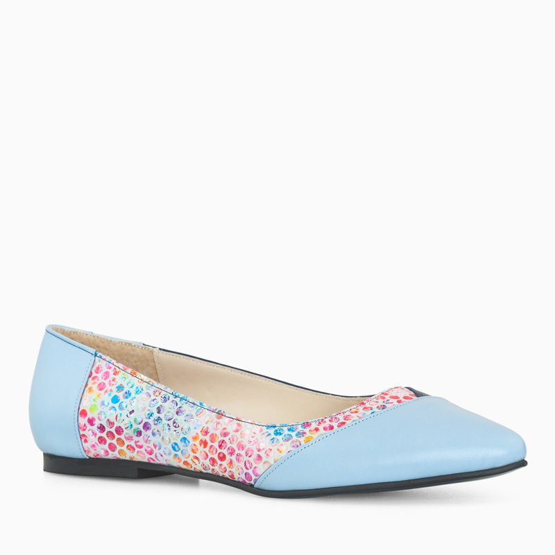 Balerini Piele Bleu Renne  D14 - orice culoare