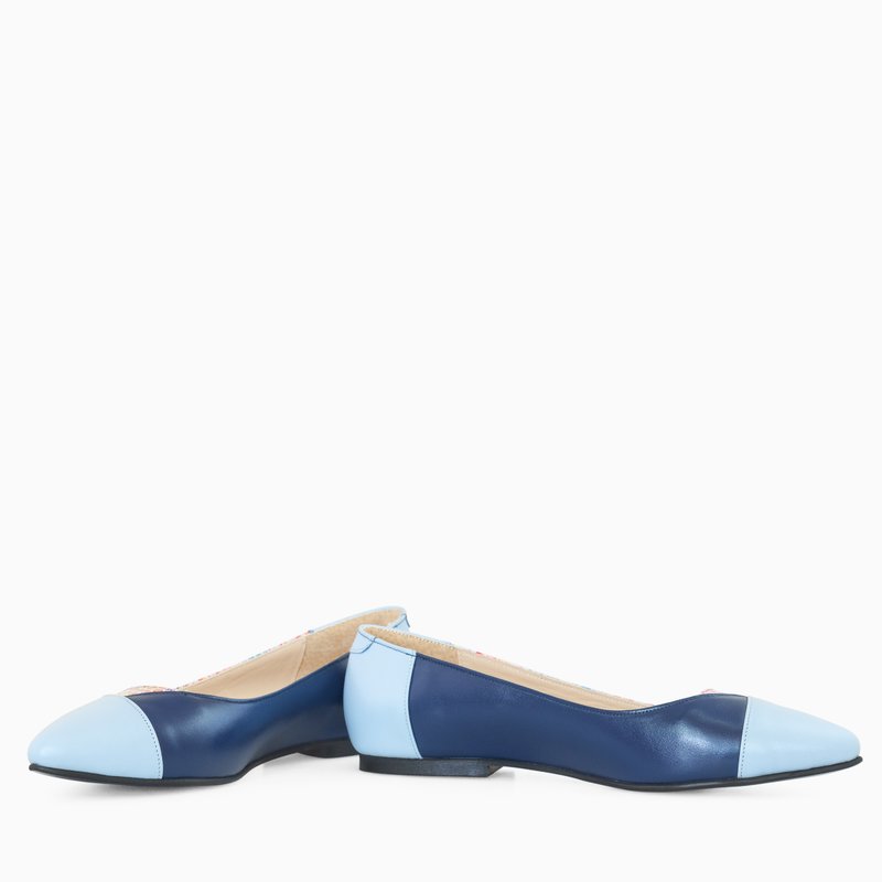 Balerini Piele Bleu Renne  D14 - orice culoare