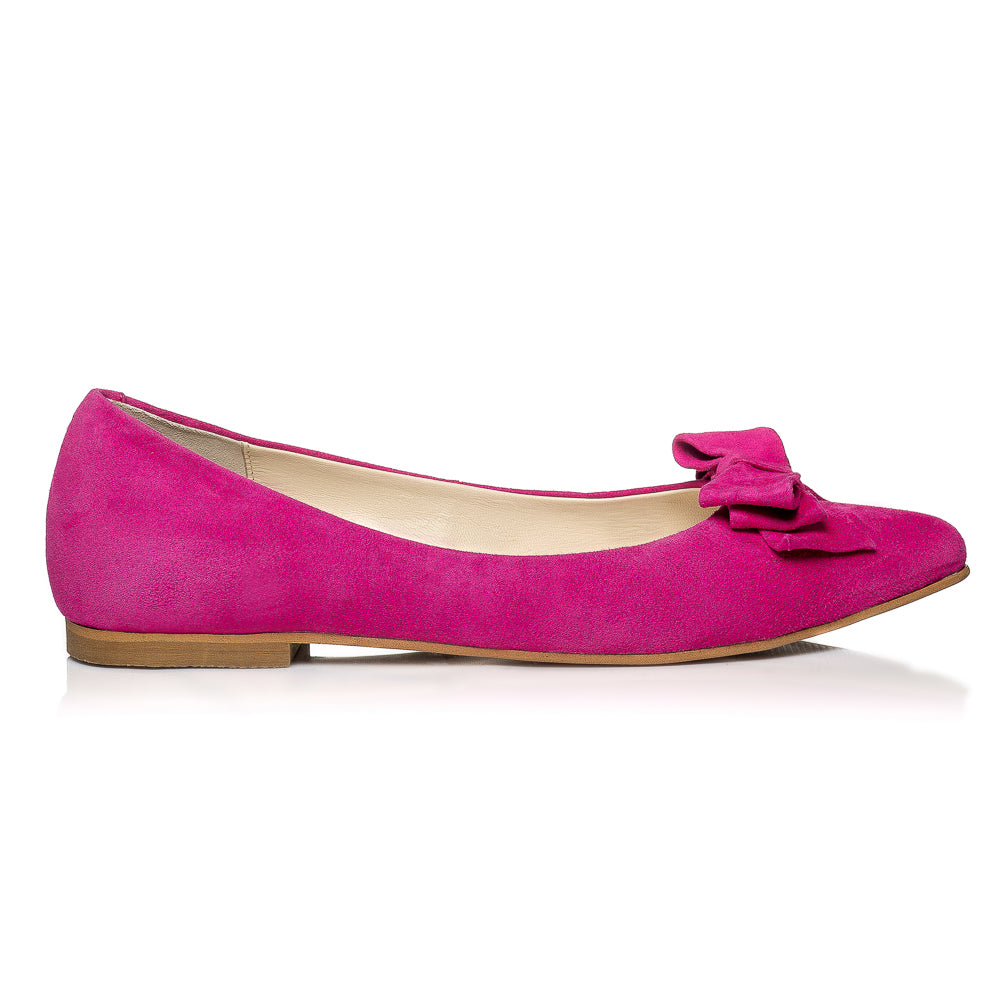 Balerini piele intoarsa Marsala C1 - orice culoare