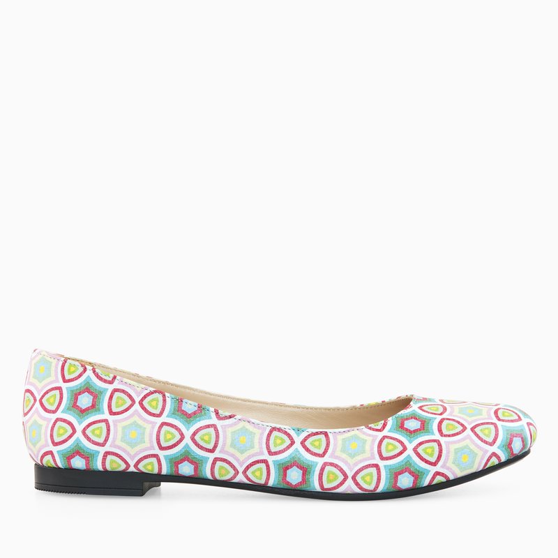 Balerini Piele Floral Emilia D19 - orice culoare