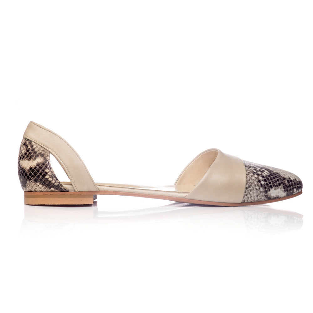 Balerini piele Snake Glamour C5 - orice culoare