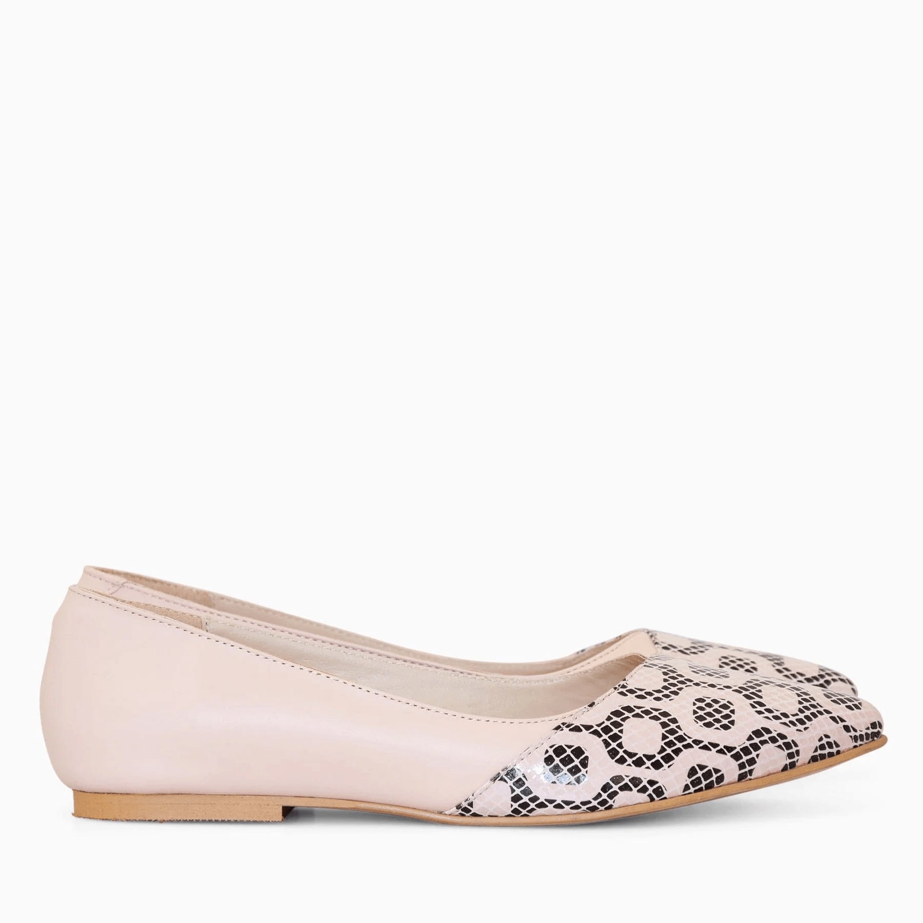 Balerini din piele naturala nude D23 - orice culoare