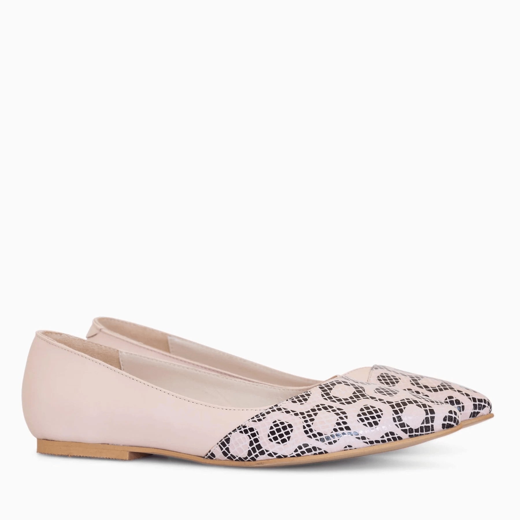 Balerini din piele naturala nude D23 - orice culoare