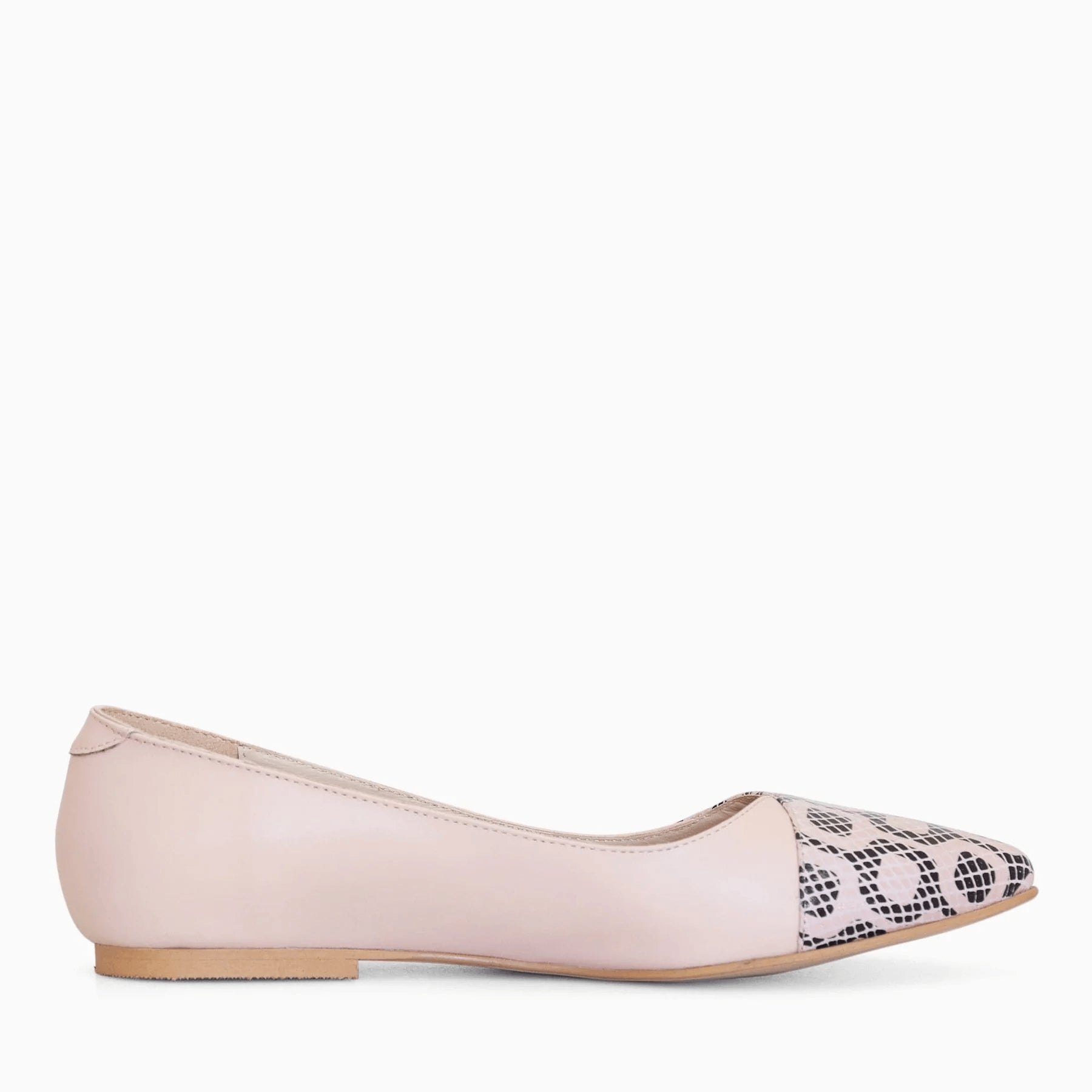 Balerini din piele naturala nude D23 - orice culoare