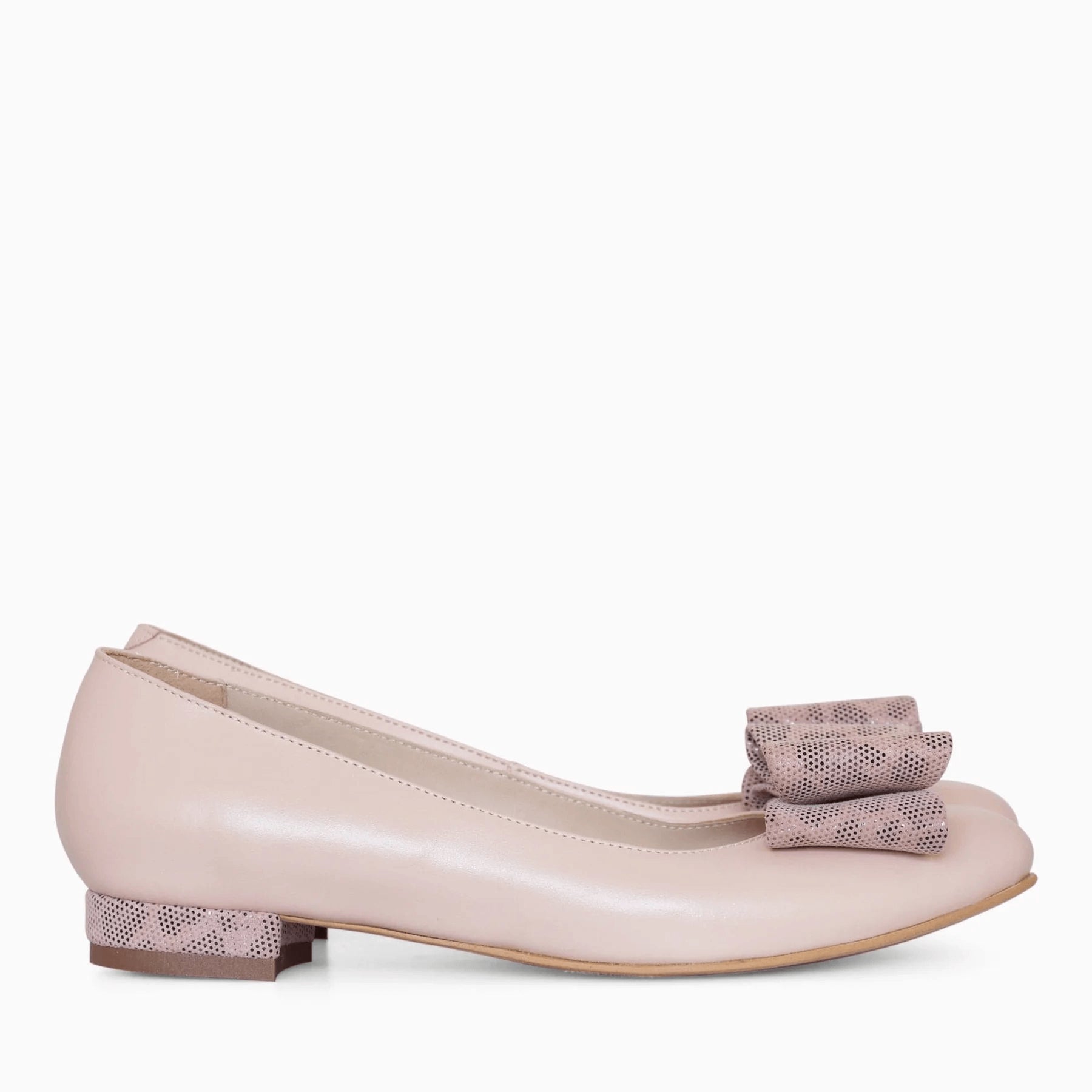 Balerini din piele naturala nude D27 - orice culoare