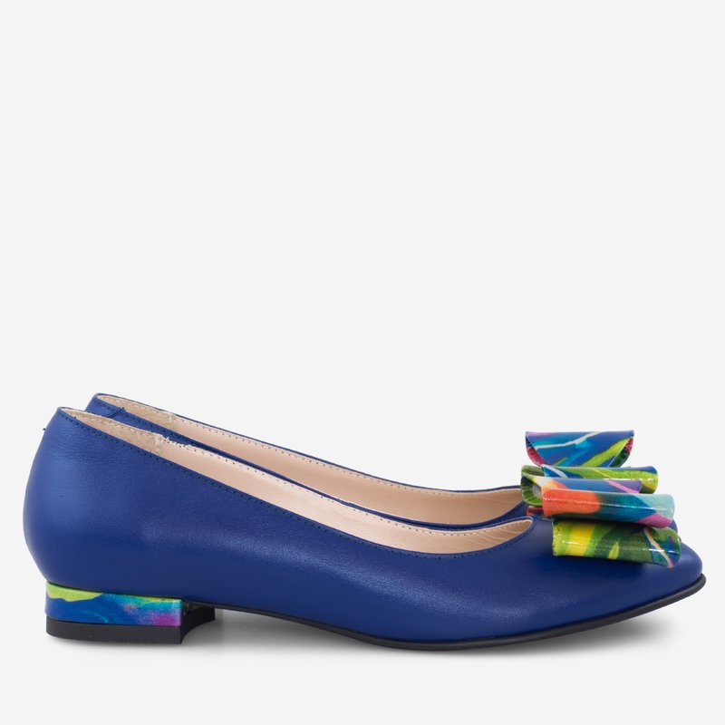Balerinipiele albastru funda color Diane D20 - orice culoare