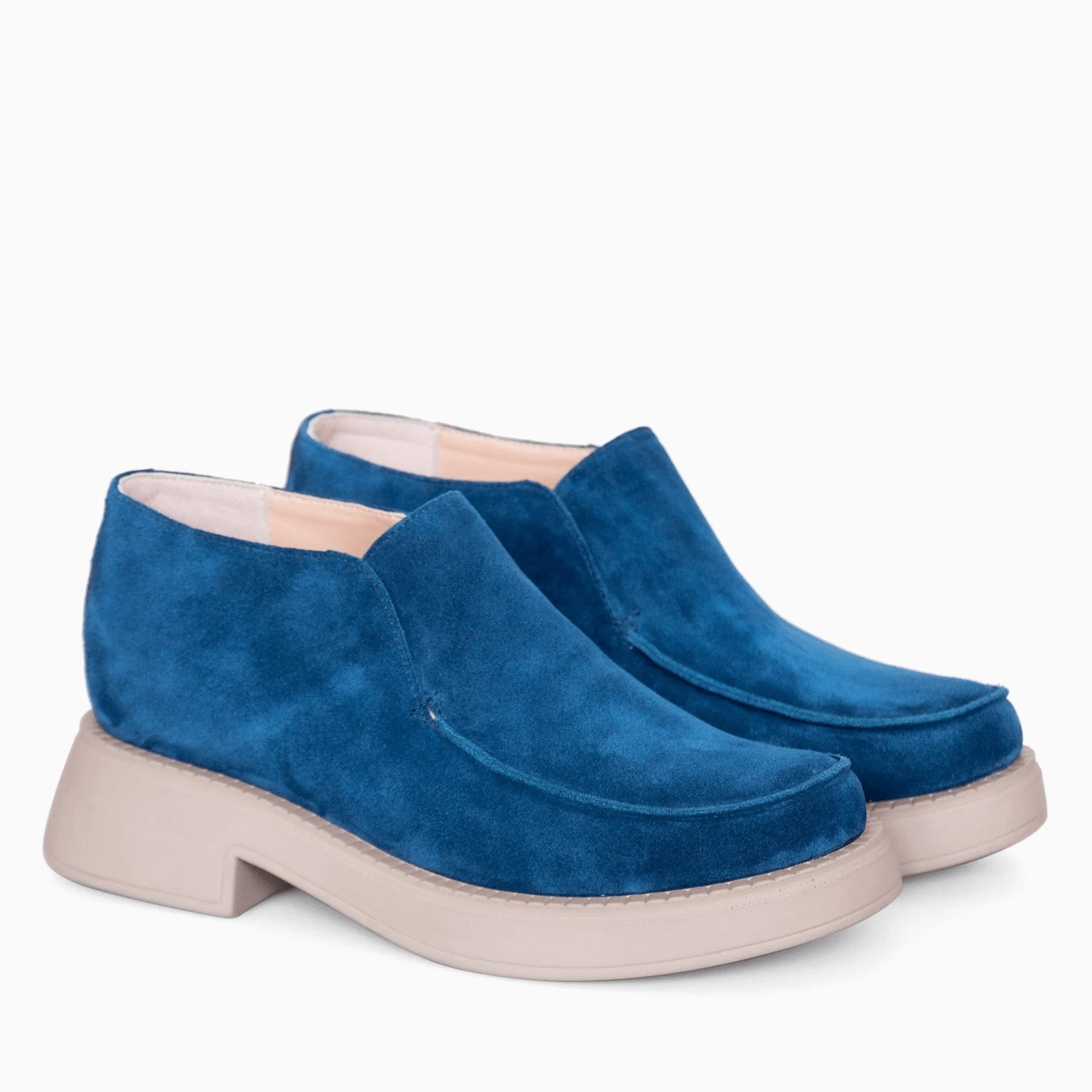 Mocasini din piele naturala intoarsa D45 - orice culoare