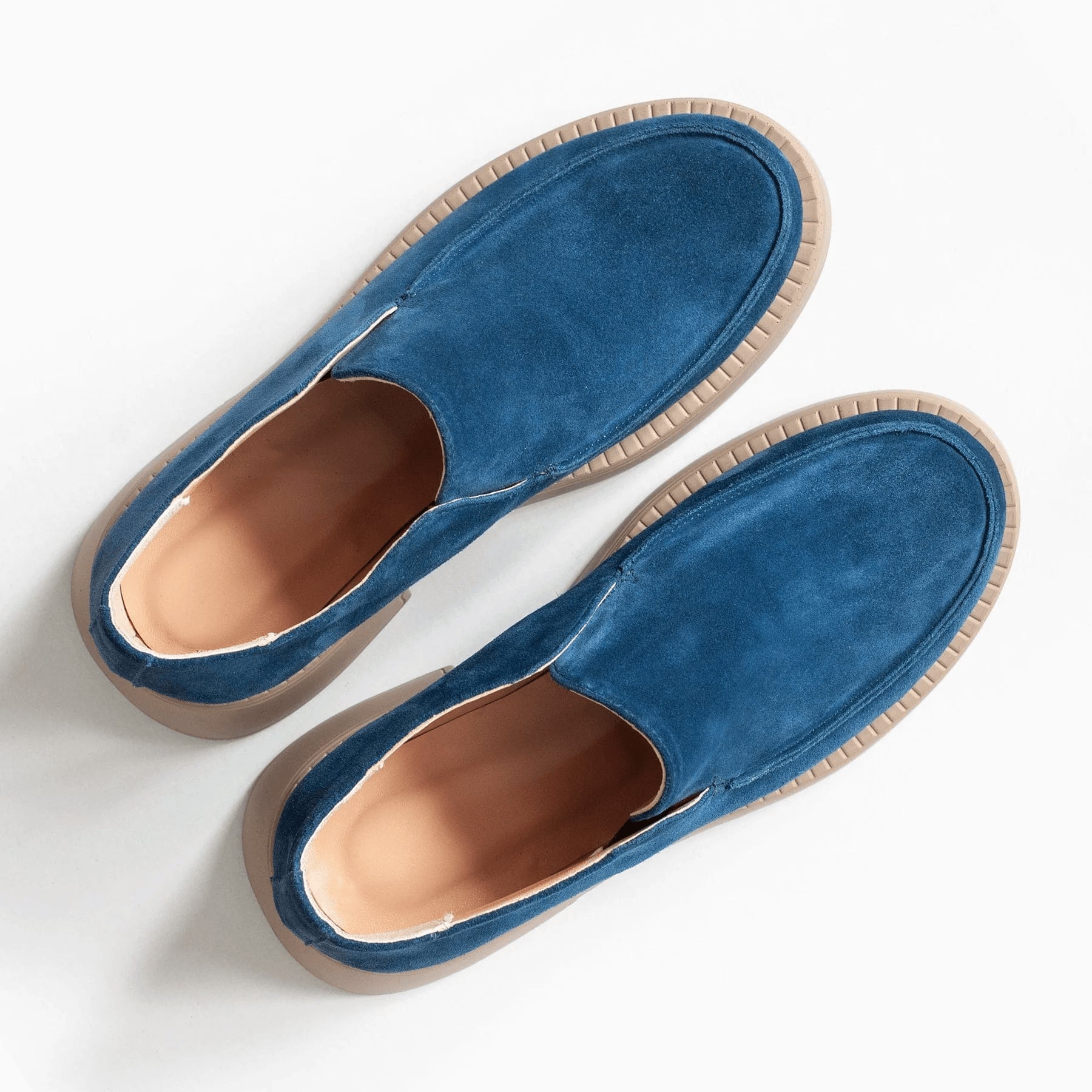 Mocasini din piele naturala intoarsa D45 - orice culoare