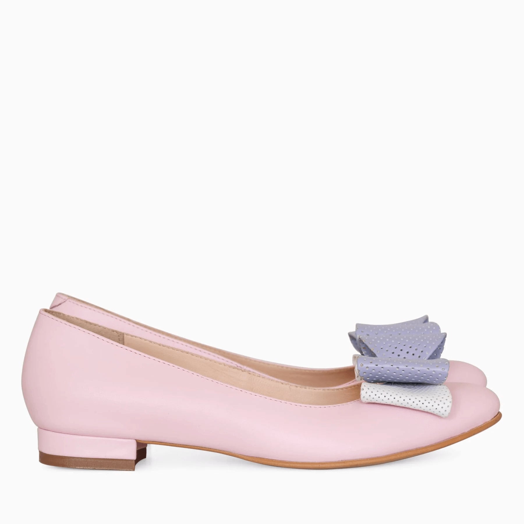 Balerini roz din piele naturala D6 - orice culoare