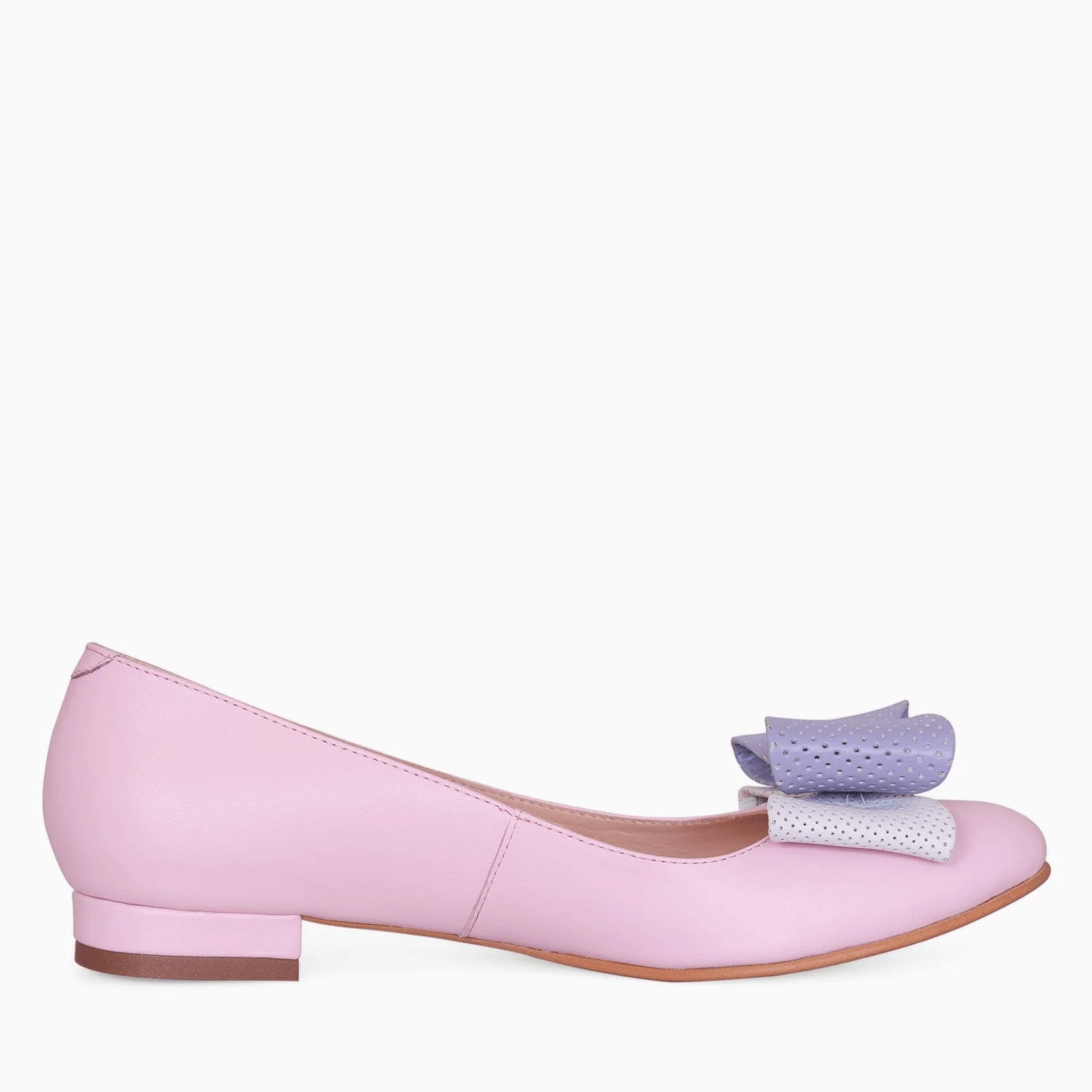 Balerini roz din piele naturala D6 - orice culoare