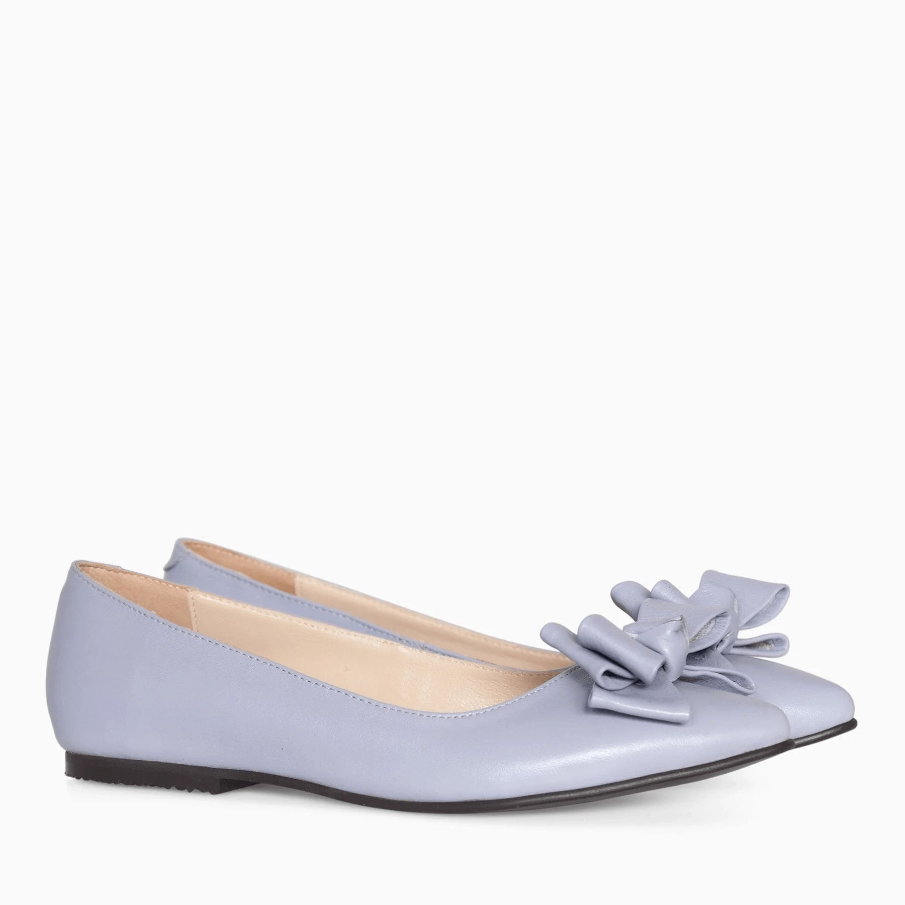 Balerini lila din piele naturala D9 - orice culoare