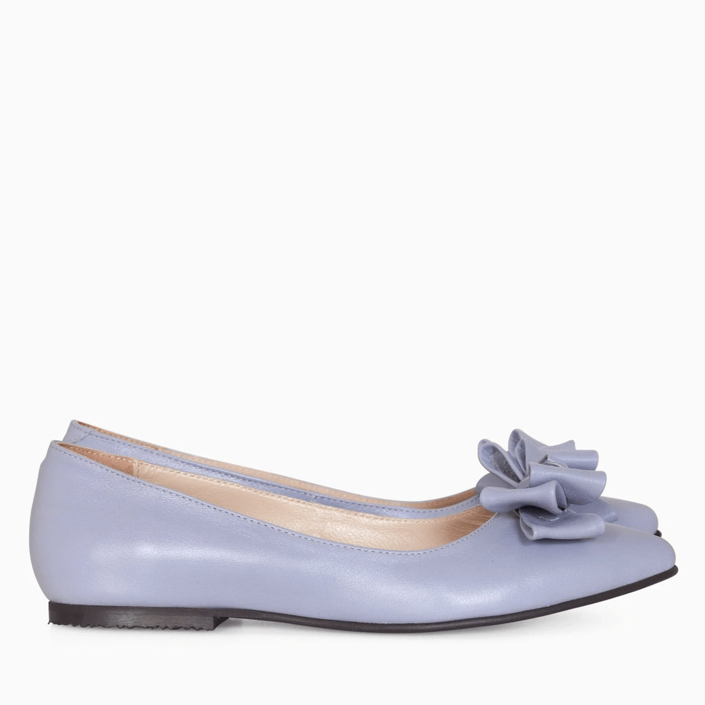 Balerini lila din piele naturala D9 - orice culoare