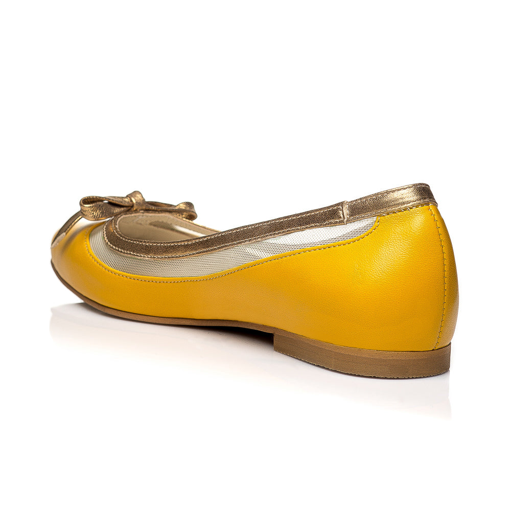 Balerini piele galben C2 - orice culoare