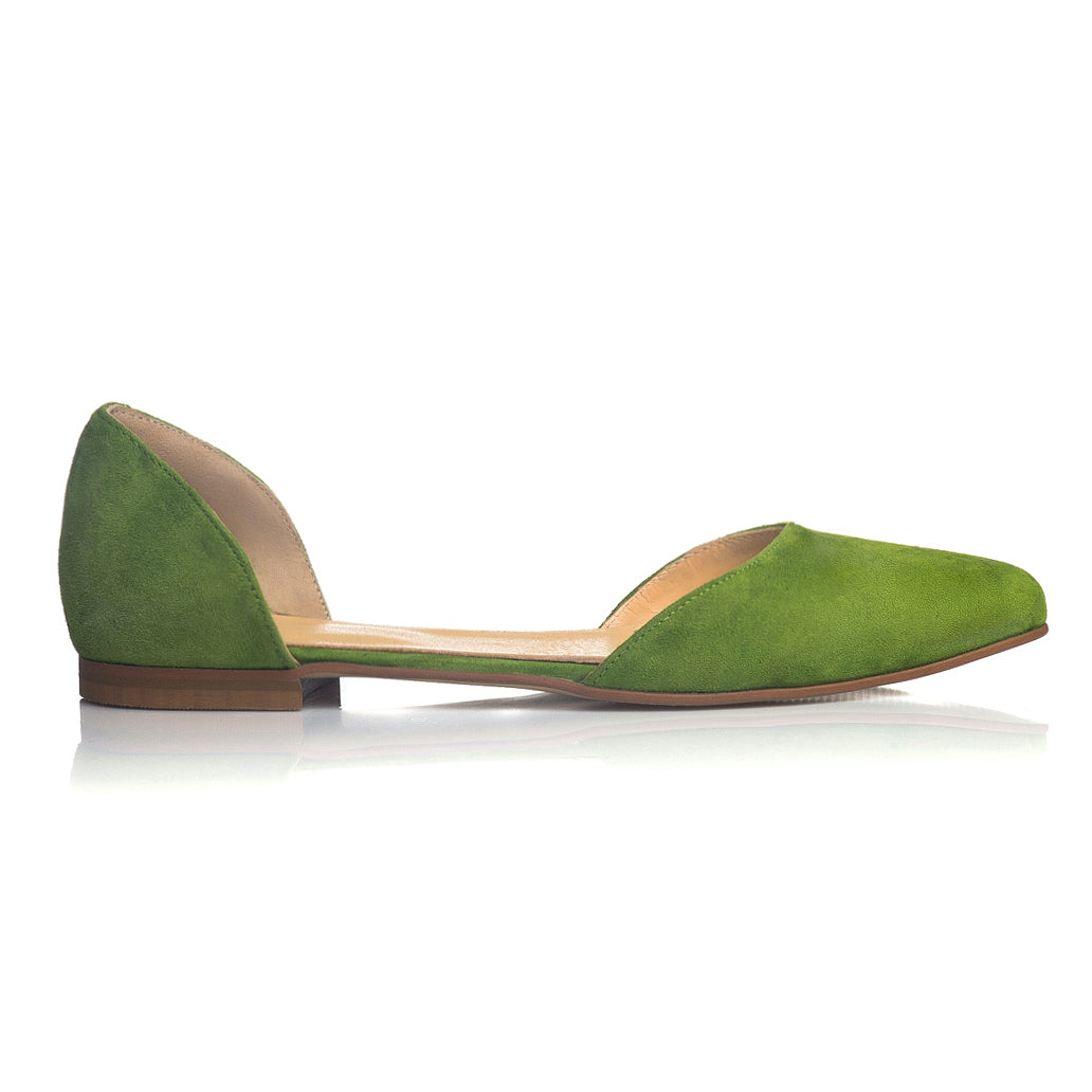 Balerini Piele Galben Carmi C4 - orice culoare
