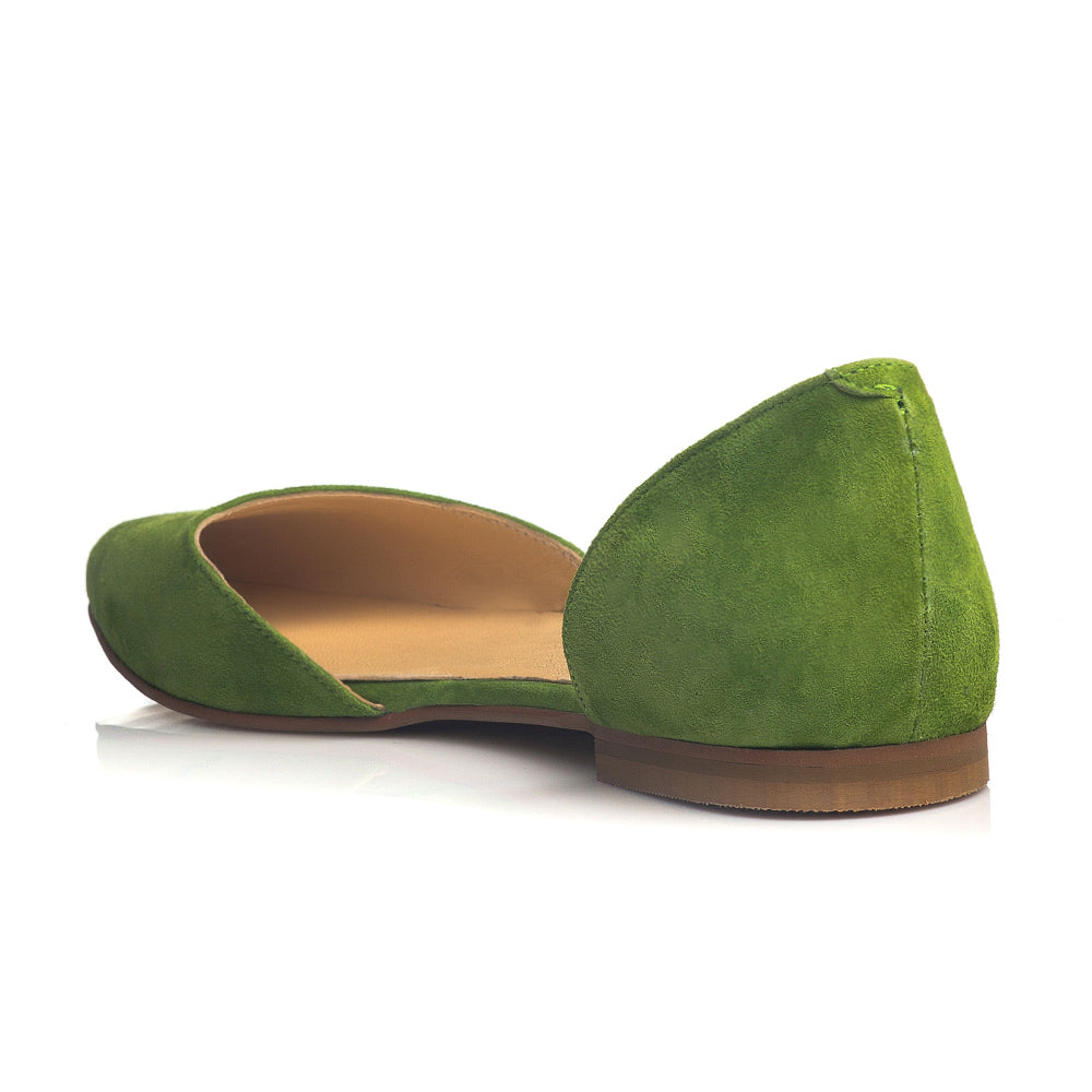 Balerini Piele Galben Carmi C4 - orice culoare