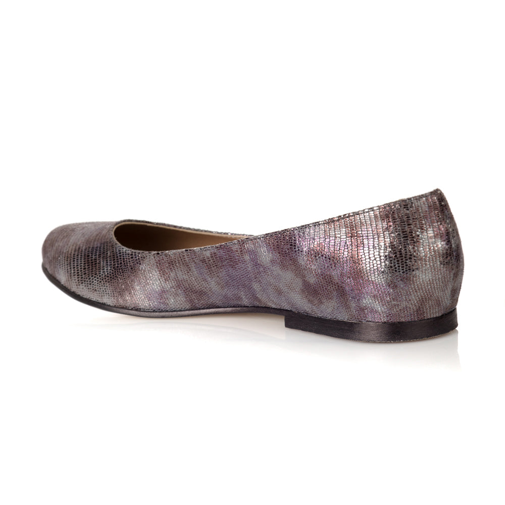 Balerini Piele Metalizata Laris  - orice culoare