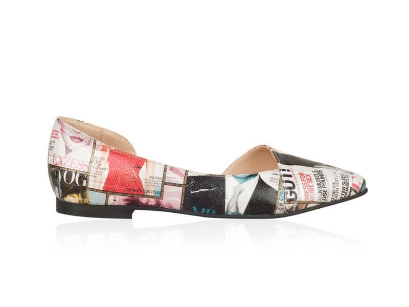 Balerini Piele Revista Decupat N18 - orice culoare