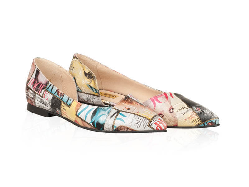 Balerini Piele Revista Decupat N18 - orice culoare