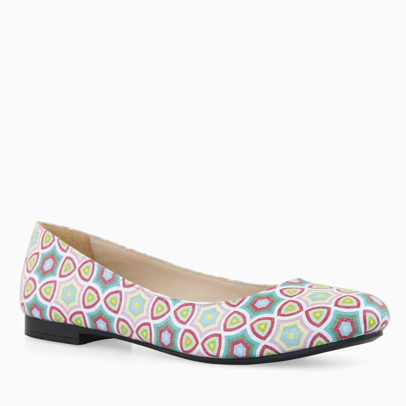 Balerini Piele Floral Emilia D19 - orice culoare
