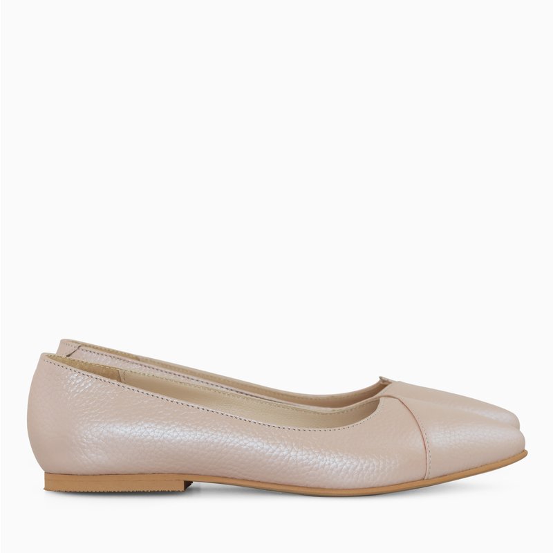 Balerini Piele Nude/Negru  D15 - orice culoare