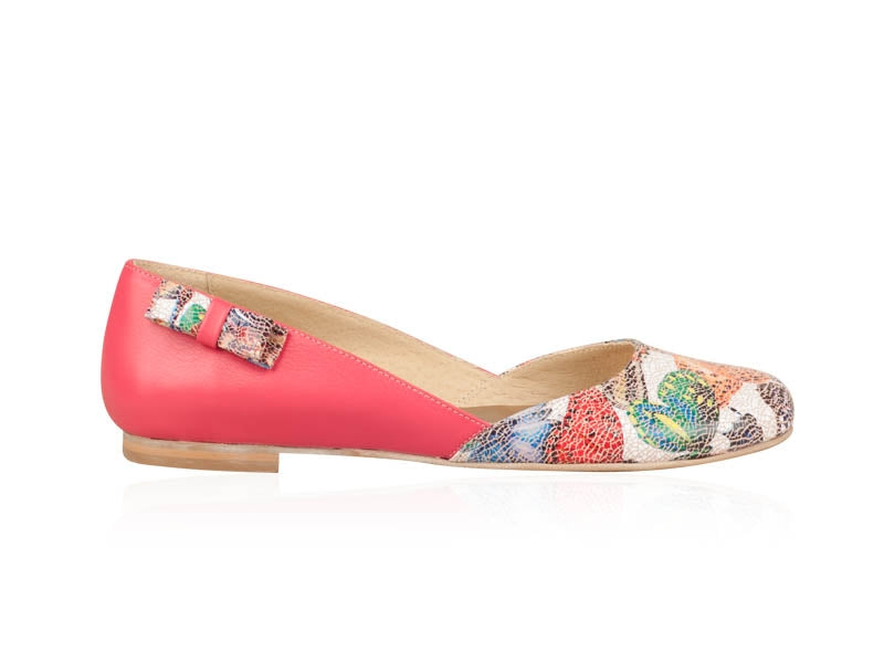 Balerini piele roz Butterfly N12 - orice culoare