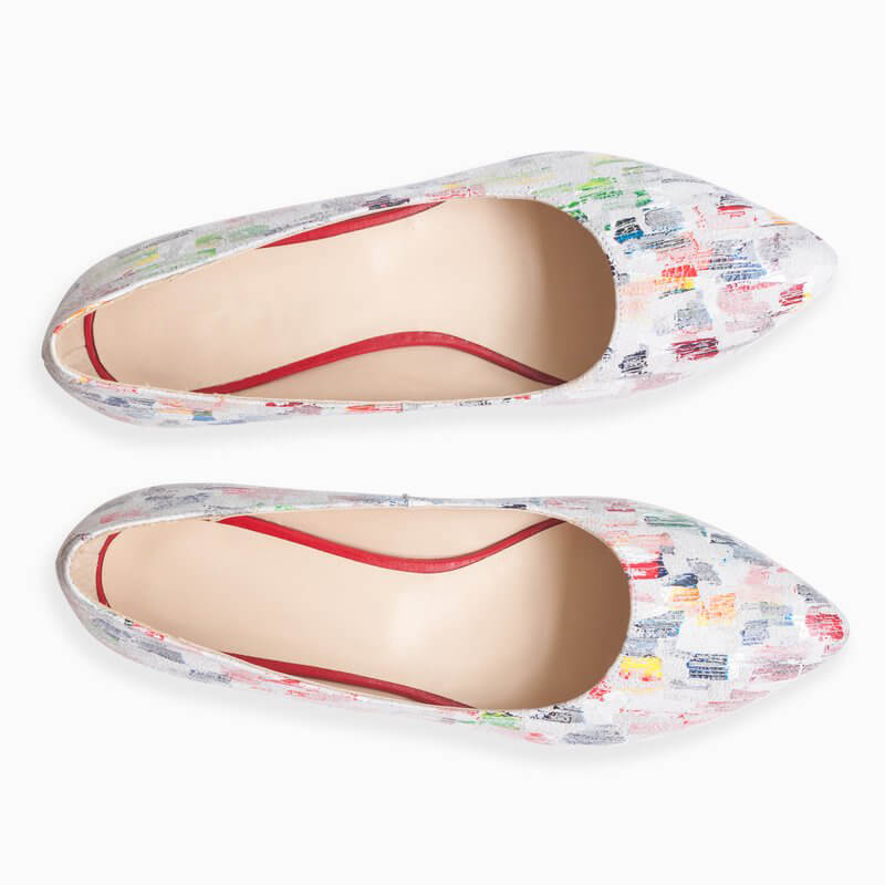 Balerini piele color Picasso D33 - Orice Culoare