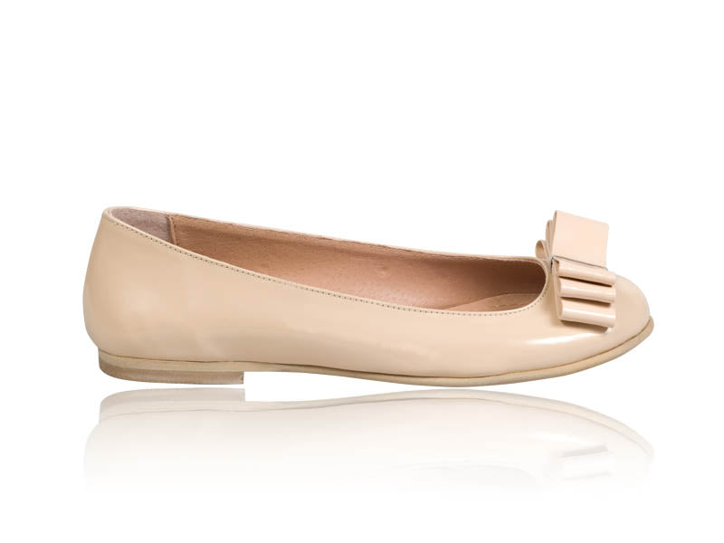 Balerini Piele Lacuita Nude V10 - orice culoare