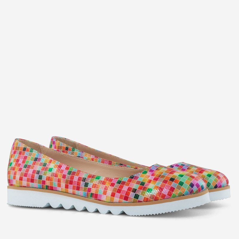 Balerini Casual PIele Patrate Color D34 - orice culoare