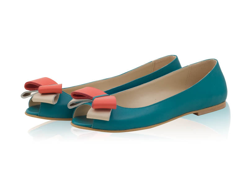 Balerini Pretty decupati piele naturala disponibili pe orice culoare