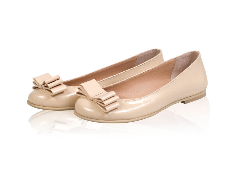 Balerini Piele Lacuita Nude V10 - orice culoare