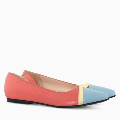 Balerini Piele Naturala D77 - Orice Culoare