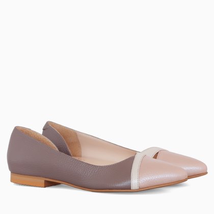 Balerini Piele Naturala D80 - Orice Culoare
