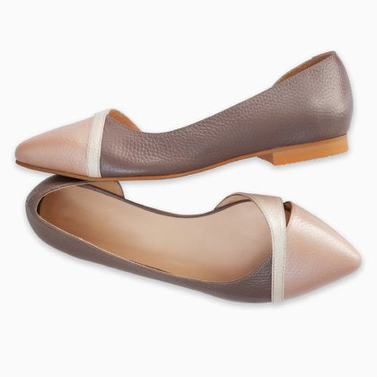 Balerini Piele Naturala D80 - Orice Culoare