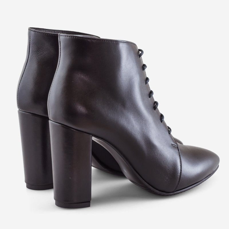 Botine Dama Piele Negru Sofia D11 - orice culoare