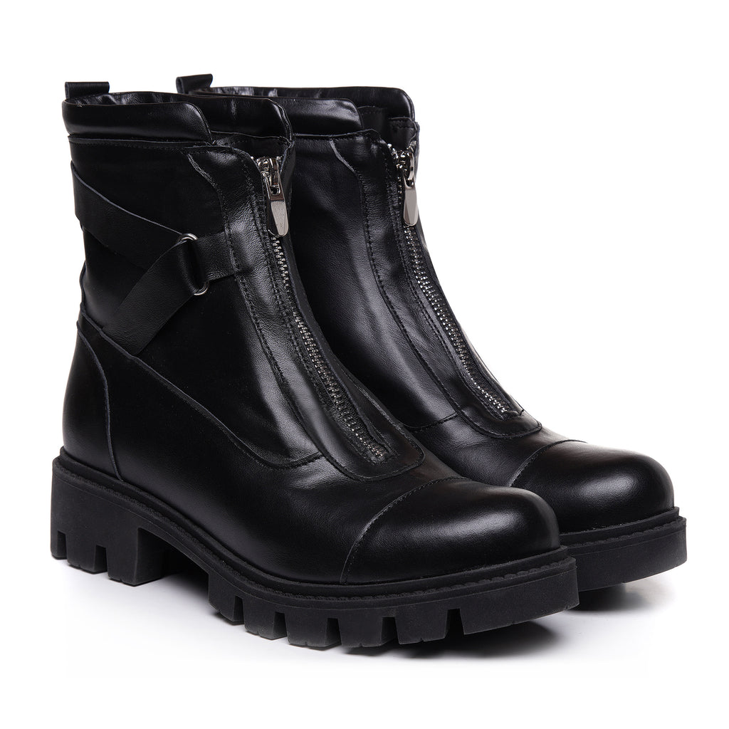 Bocanci dama piele naturala Carina V40  - orice culoare