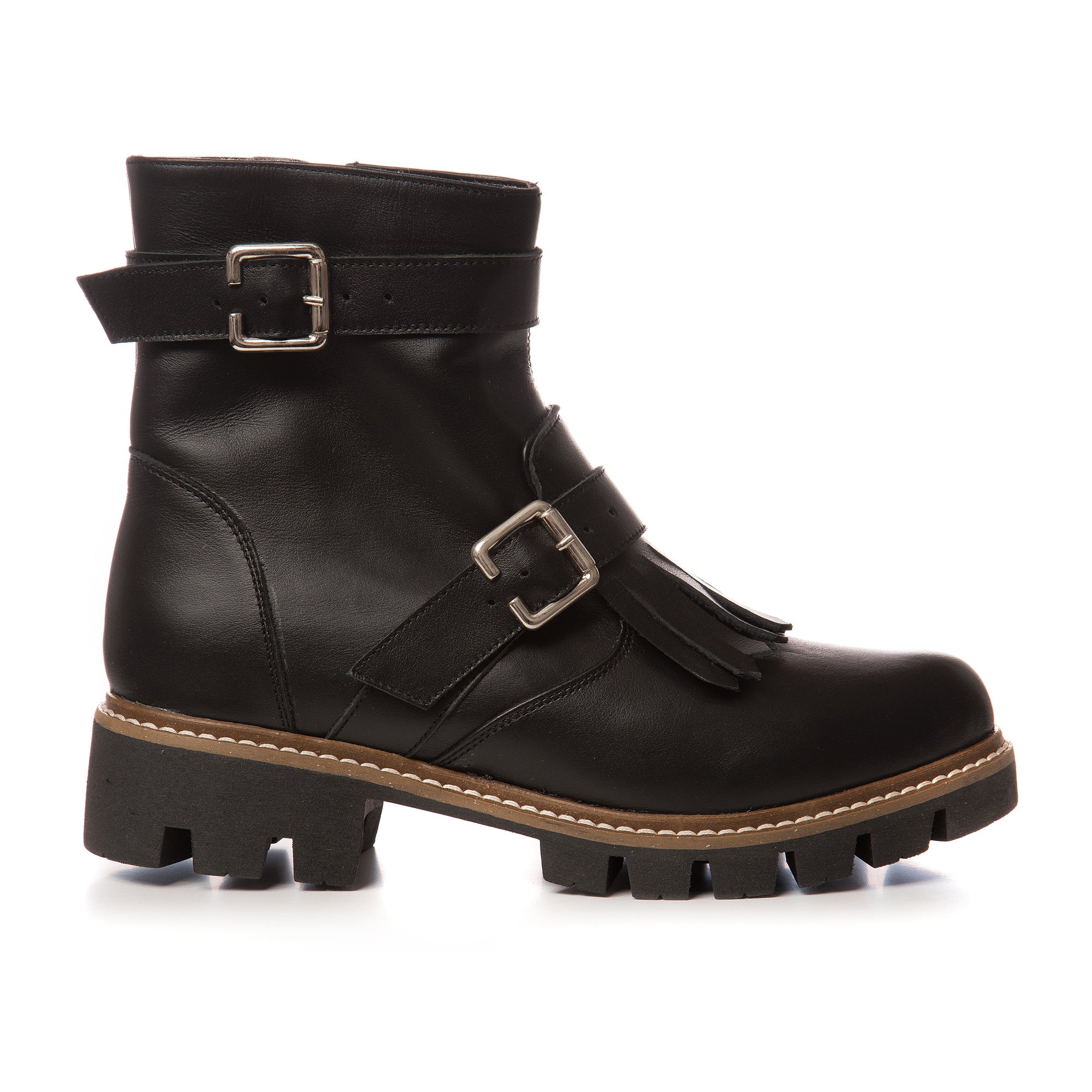 Bocanci Dama Piele Franjuri Oliver A6  - Orice Culoare