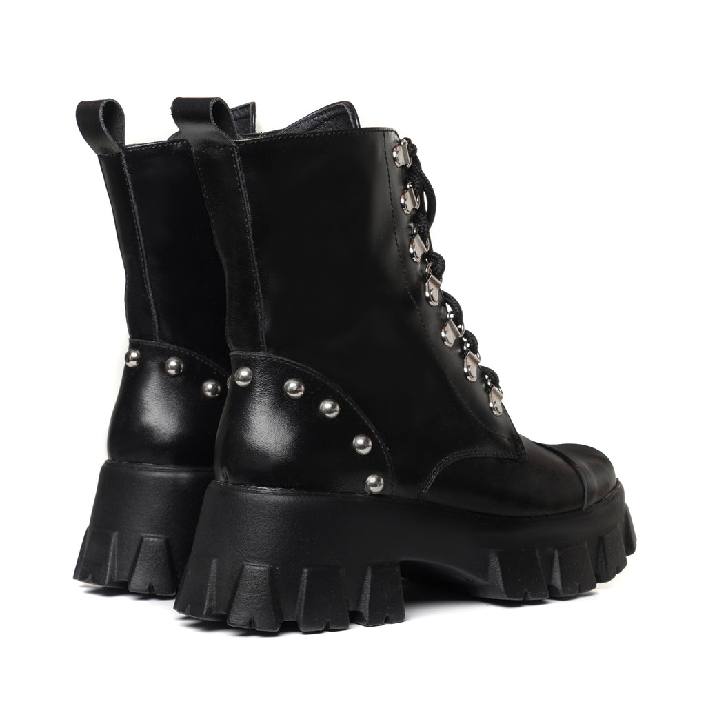 Bocanci dama piele negru tinte Kira - orice culoare