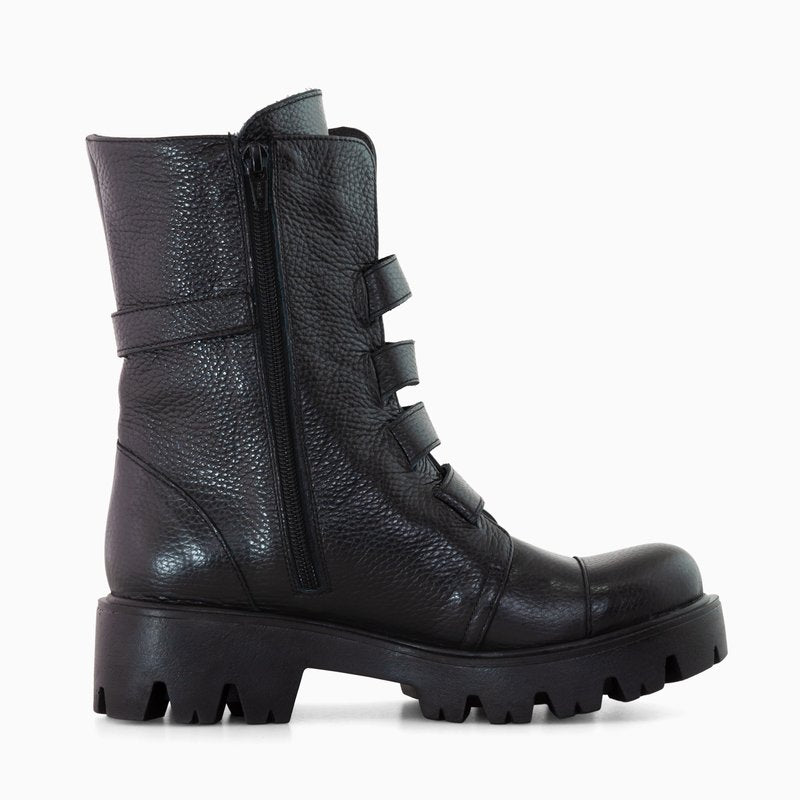 Bocanci Piele Naturala Argintiu Rania D14  - Orice Culoare