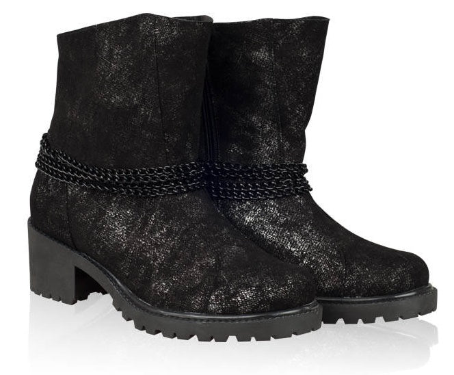 Bocanci Dama Piele Vintage Rock N2