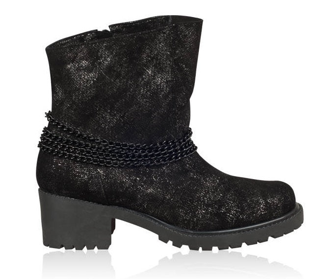 Bocanci Dama Piele Vintage Rock N2