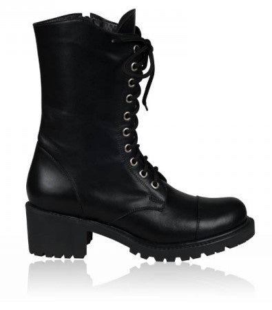Bocanci dama piele negru Midnight Winter - orice culoare
