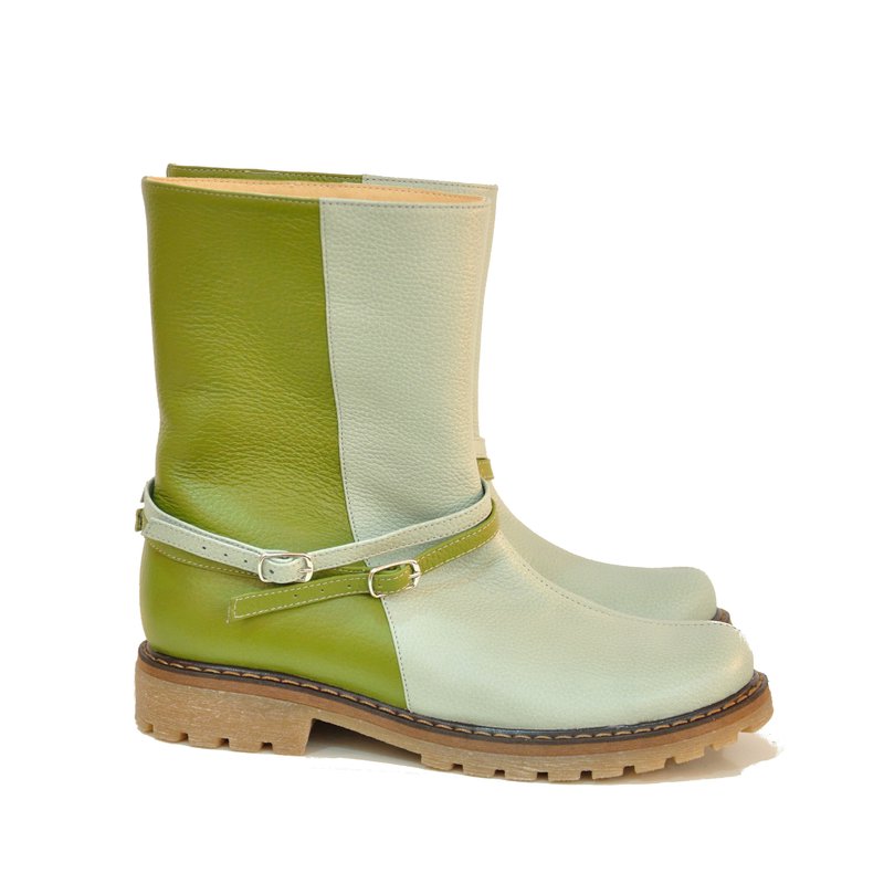 Cizme scurte piele naturala D18 - orice culoare