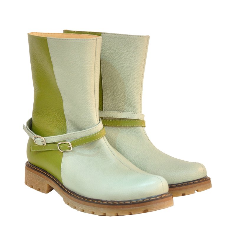 Cizme scurte piele naturala D18 - orice culoare