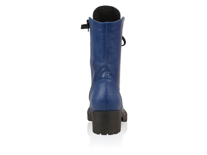 Bocanci dama piele albastru Midnight Winter - orice culoare