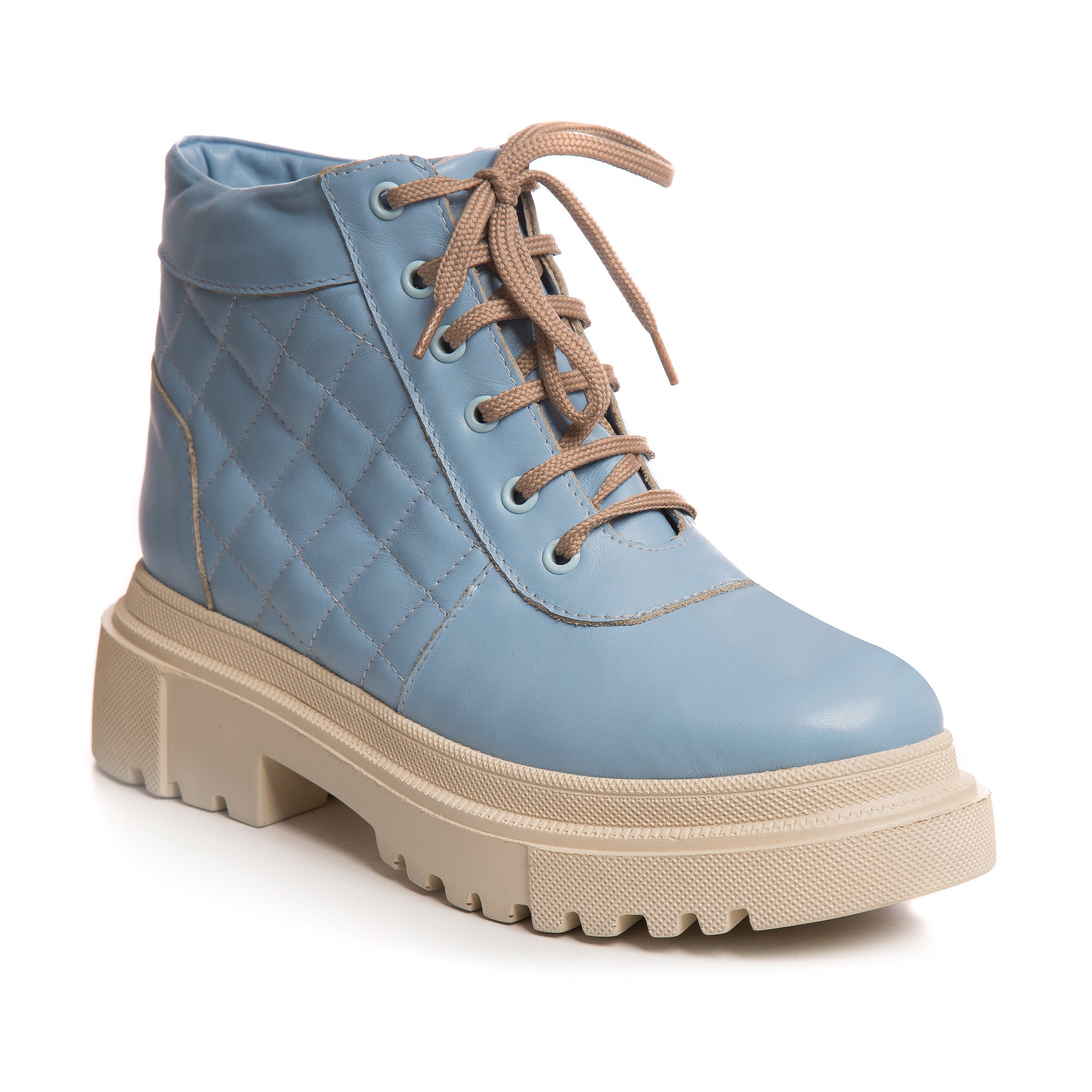 Ghete Dama Piele Bleu A7  - Orice Culoare