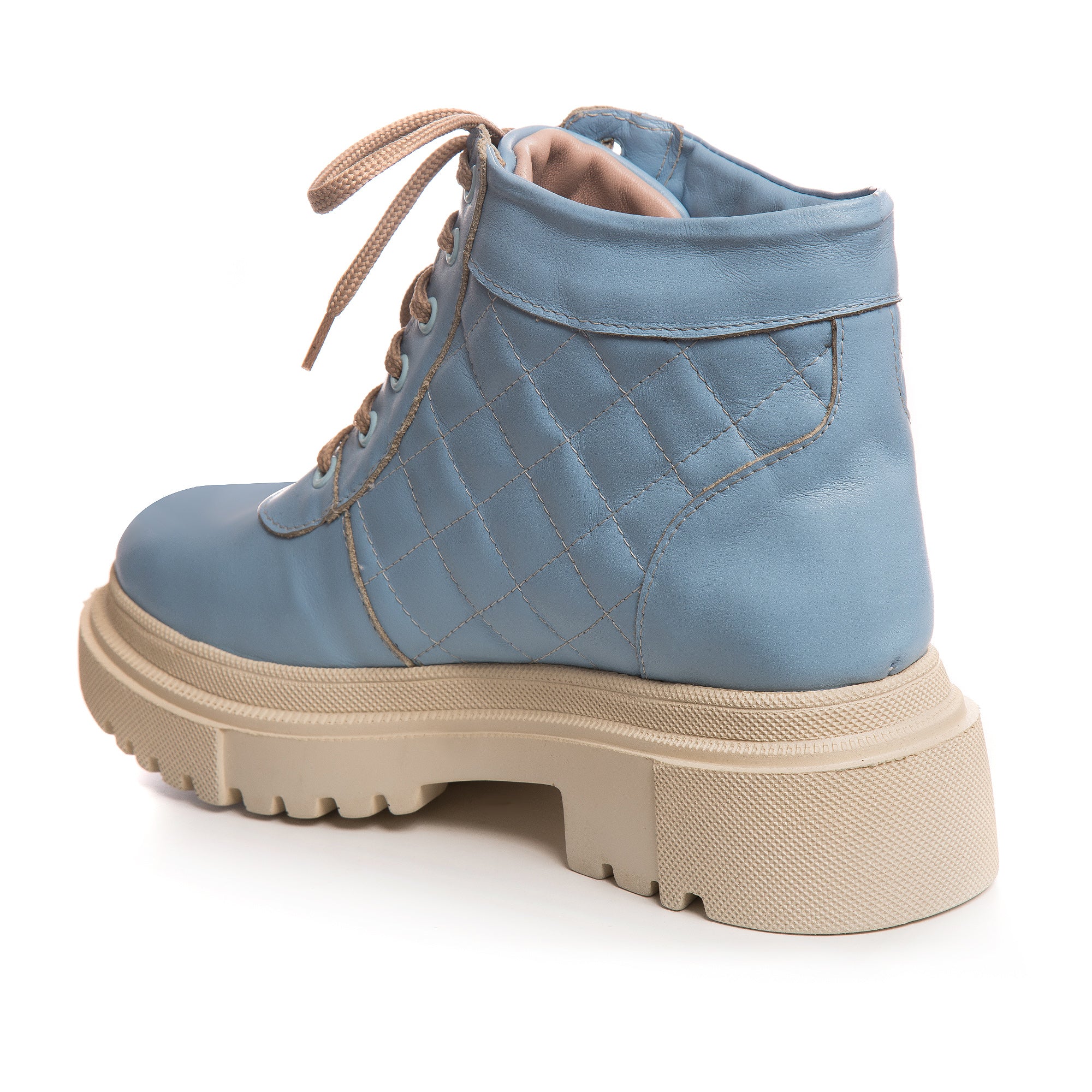 Ghete Dama Piele Bleu A7  - Orice Culoare