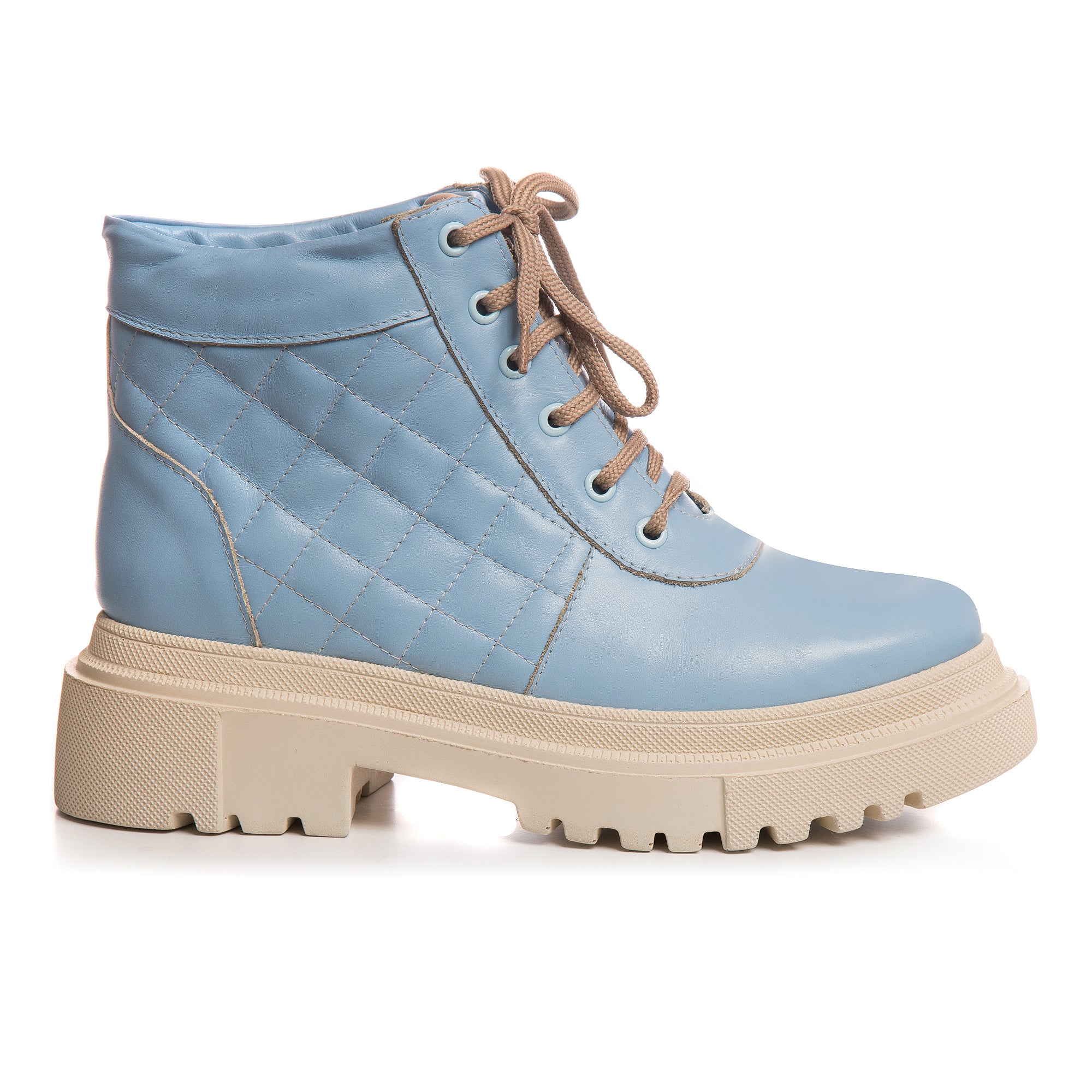 Ghete Dama Piele Bleu A7  - Orice Culoare
