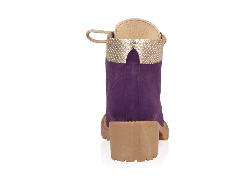 Bocanci dama piele Dreamer N15 Mov - orice culoare