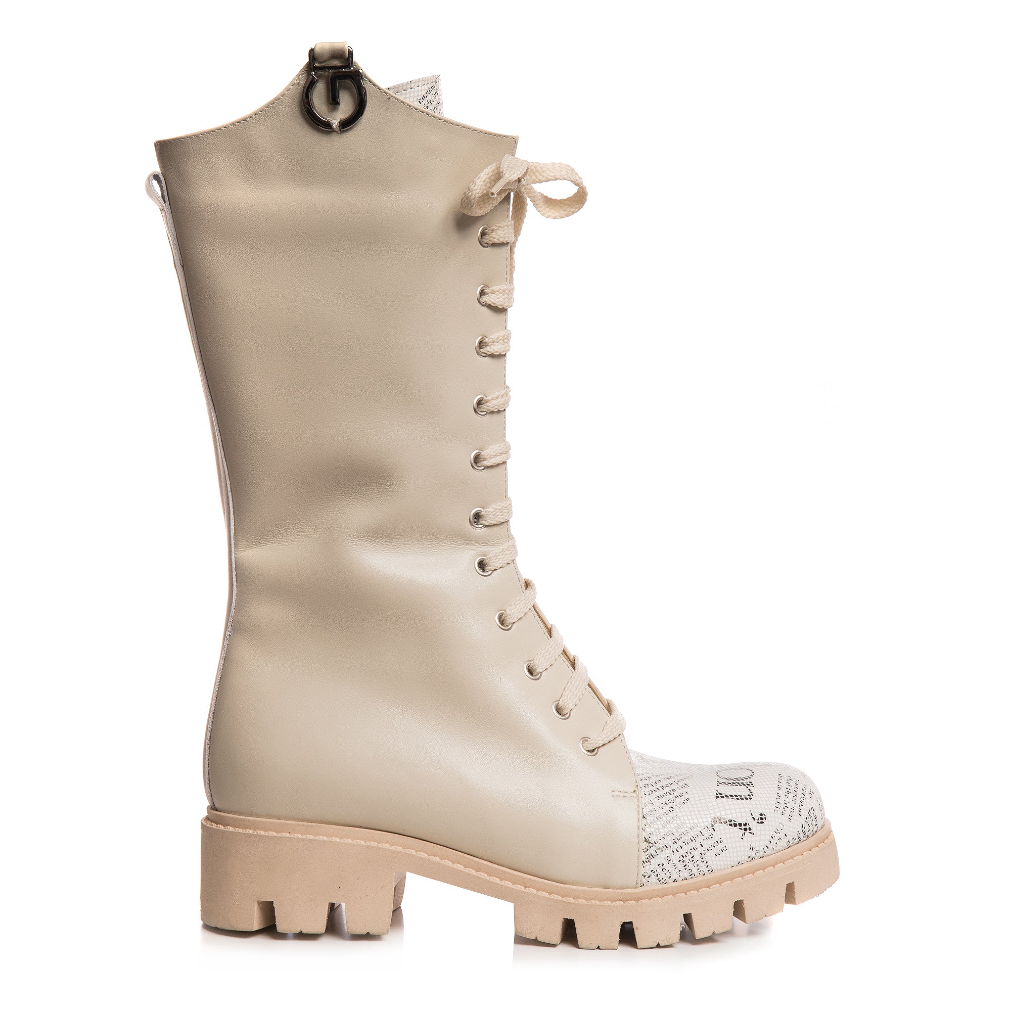 Bocanci Inalti Piele Nude Hanna V44 - orice culoare